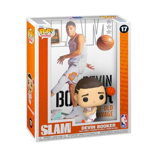 Funko Pop! NBA Cover: Slam - Devin Booker - Figura de Vinilo Coleccionable