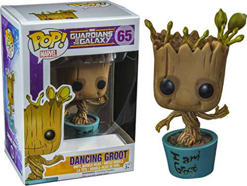 Funko 5253 - Guardianes de la Galaxia Pop Vinyl Figure 65 Dancing Groot IM Groot (10 cm)