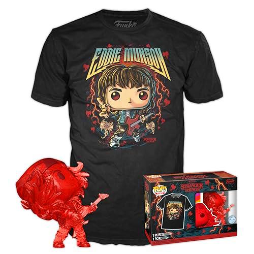 Loungefly Funko POP! &amp; Tee: Stranger Things - Hunter Eddie Con Guitar