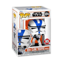 Funko 76682 Pop! Star Wars: The Mandalorian - 501st Clone Trooper Phase II (edición especial) #694