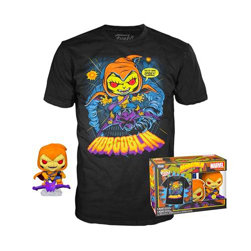 Funko Pop! &amp; tee: Animated Spider-Man-Hobgoblin - Brilla en la Oscuridad