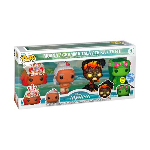 Funko Pop! Disney: Moana - 4 Pack - Brilla en la Oscuridad