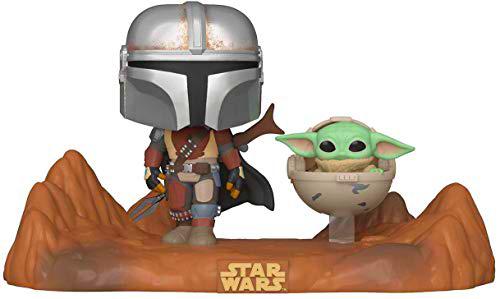 Funko- Pop Moment: Mandalorian-Mandalorian &amp; Child Figura Coleccionable