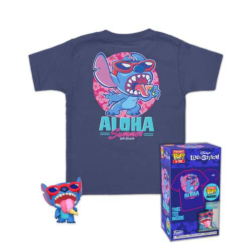 Funko Pocket Pop! &amp; tee: Disney - Summer Stitch - para Chicos