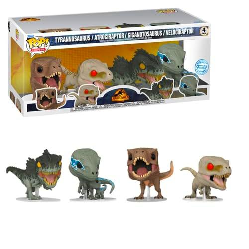 Funko Pop! Movies: Jurassic World 3- JW3 4 Pack - Tyrannosaurus