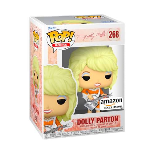 Funko Pop! Rocks: Dolly Parton Diamond Glitter, exclusivo de Amazon