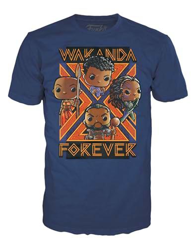 Funko Boxed Tees: Black Pander, Wakanda Forever, Group