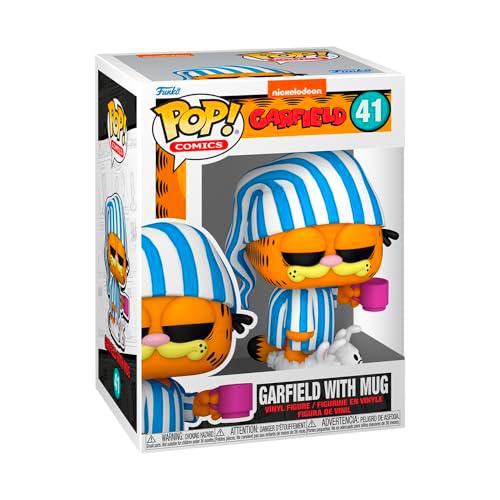 Funko Pop! Comics: Garfield- Garfield with Mug - Figura de Vinilo Coleccionable