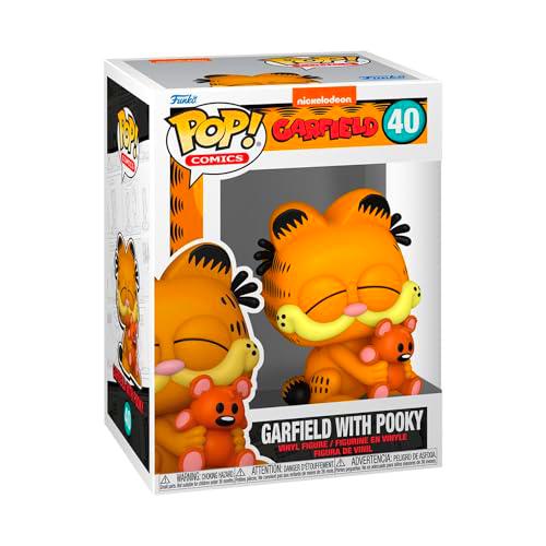 Funko Pop! Comics: Garfield- Garfield with Pooky - Figura de Vinilo Coleccionable