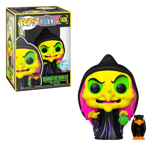 Funko Pop! Disney: Blancanieves - Bruja con Cuervo (BLKLT) (Exc)