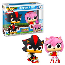 Funko POP! Shadow and Amy Flocked Paquete de 2 TargetCon Exclusivo