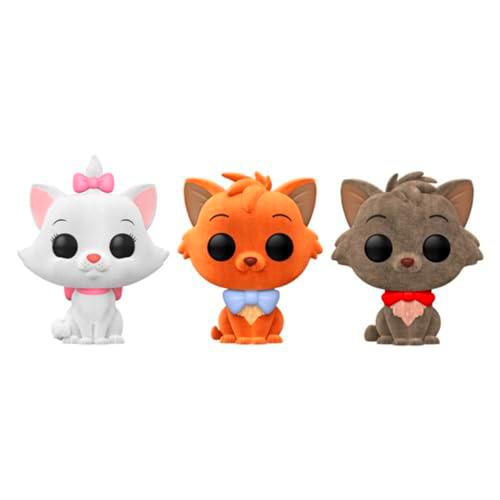 Funko Pop! Disney The Aristocats 3-Pack (Flocked) Walmart Exclusive