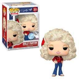 Funko Dolly Parton '77 Tour Diamond Glitter Pop! Figura de vinilo #351