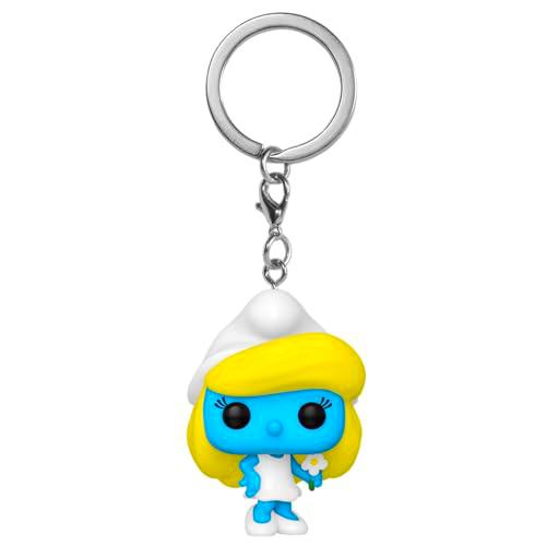 Funko Pop! Keychain: Smurfs - Smurfette - Minifigura de Vinilo Coleccionable Llavero Original