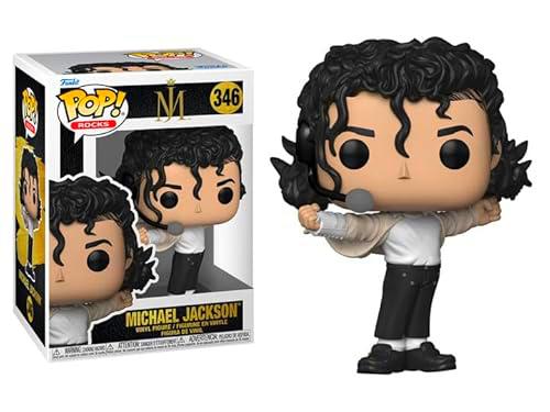 Funko Pop Michael Jackson + Protector: Pop! Rocks (incluido con caja protectora ToyBop Box) (Superbowl)