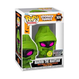 Funko Looney Tunes Halloween Marvin The Martian Glow-in-The-Dark Pop! Figura de vinilo #1674