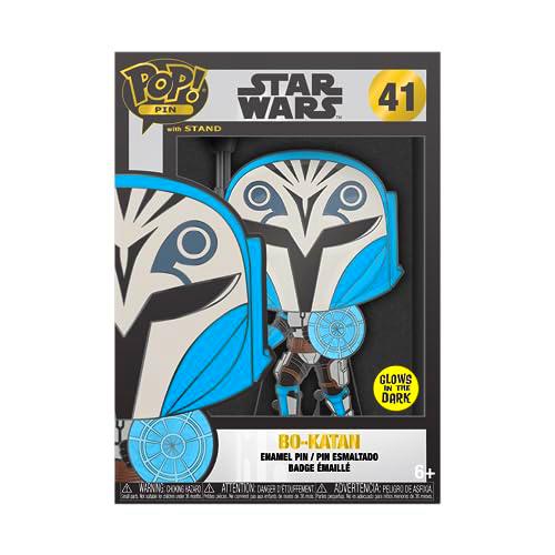 Funko Large Enamel Pin STAR WARS: CLONE WARS - BO-KATAN Pins de Esmalte- Broche Coleccionable