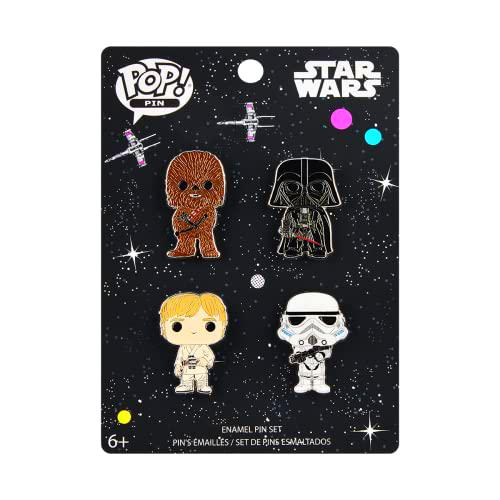 Loungefly Pop! 4 Pack PIN SET: STAR WARS - Assortment