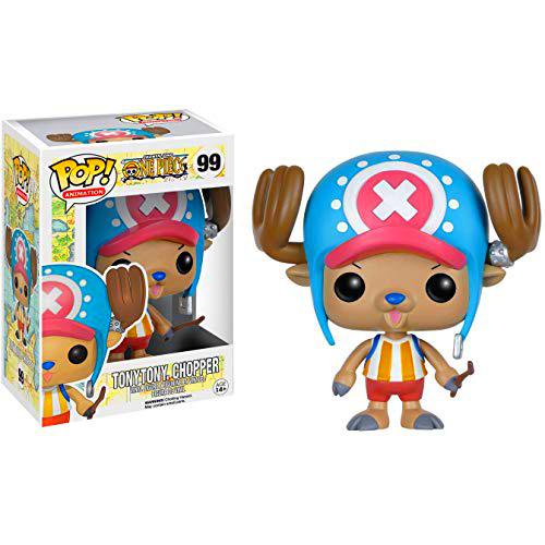 Tony Tony Chopper: una pieza x Funko POP! Figura de vinilo de animación y 1 POP! Paquete de protector gráfico de plástico PET compatible [#099 / 05304