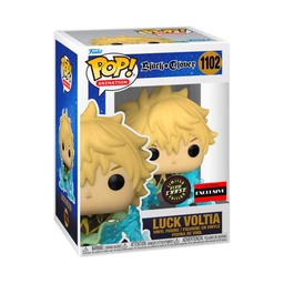 Funko Figura Pop Black Clover Luck Voltia (Lightning Armor) GITD Chase Pop (AAA Anime Exclusive)