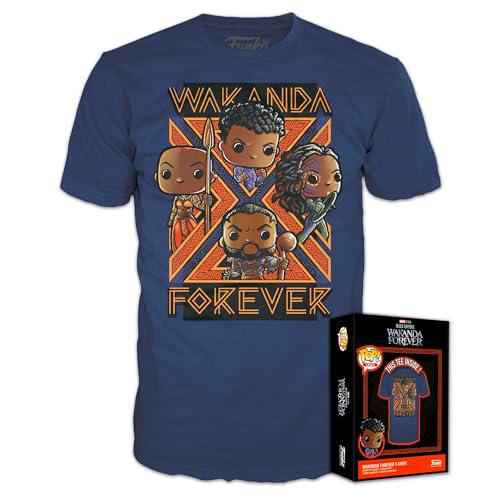 Funko Boxed Tees: Black Pander, Wakanda Forever, Group