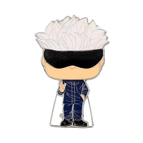 Funko Pop! Large Enamel Pin ANIME: Jujutsu Kaisen - Satoru Gojo Pins de Esmalte- Broche Coleccionable