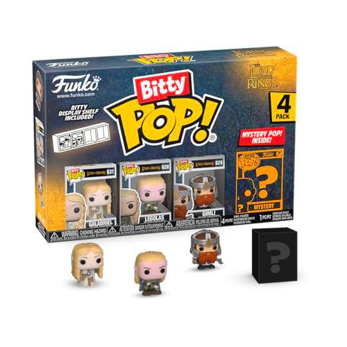 Funko Bitty Pop! Lord of The Rings - Galadriel 4PK​ Y una Minifigura Misteriosa Sorpresa