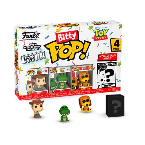 Funko Bitty Pop! Toy Story - Woody 4PK - Woody, Rex