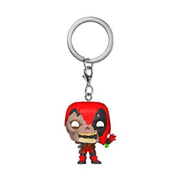 Funko- Pop Keychain: Marvel Zombies-Deadpool Figura Coleccionable