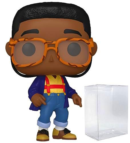 POP TV: WB 100 - Family Matters, Steve Urkel Funko Figura de vinilo (empaquetado con funda protectora de caja compatible)