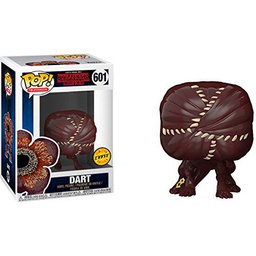 Funko Dart Demodog (Chase Edition): Stranger Things x POP! TV Vinyl Figure &amp; 1 POP! Compatible PET Plastic Graphical Protector Bundle [#601 / 28632