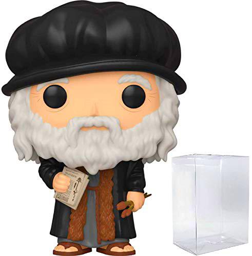 Leonardo Da Vinci Pop Icons: History Vinyl Figure (incluye funda protectora)