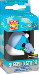 Funko Disney Lilo &amp; Stitch Pocket Pop! Sleeping Stitch Vinyl Figure Key Chain Exclusive