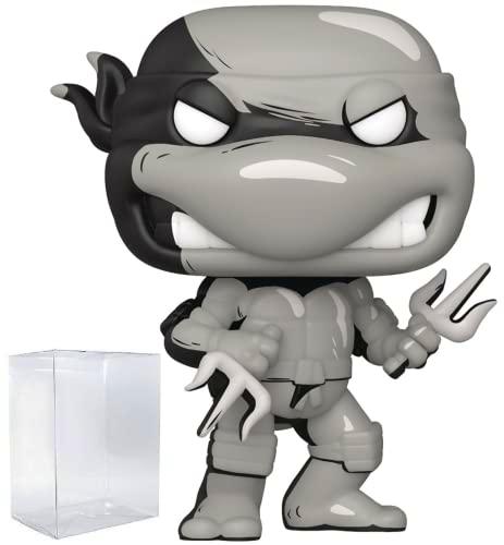 Teenage Mutant Ninja Turtles - Raphael (PX Previews Exclusive) Figura de vinilo de Chase Funko Pop! en blanco y negro (cubierta protectora de caja pop compatible)