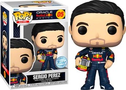 Funko Pop! Formula 1: Red Bull - Figura de Vinilo Coleccionable de Sergio Pérez con Casco (Exc)