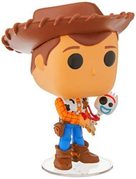 Funko Pop! Disney Toy Story 4 - Woody y Forky - Figurilla de Vinilo Bobble Head