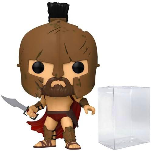 POP Películas: WB 100-300, Leonidas con casco edición limitada Chase Funko figura de vinilo (incluye funda protectora de caja compatible)