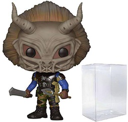 Funko Pop! Marvel: Black Panther - Máscara de Erik Killmonger edición Limitada Chase Variante Vinyl Figure (Incluido con Pop Box Protector Case)