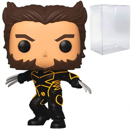 Marvel: X-Men 20 aniversario - Wolverine in Jacket Funko Pop! Figura de vinilo (con funda protectora compatible con caja emergente)