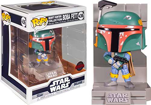 Funko Pop! Star Wars: Colección Cazarrecompensas - Deluxe Boba Fett (Edición Especial)