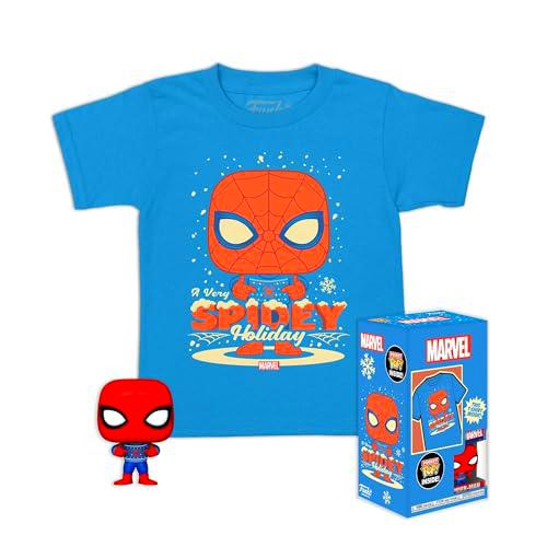 Funko Loungefly Pocket Pop! &amp; tee: Marvel-Holiday Spiderman