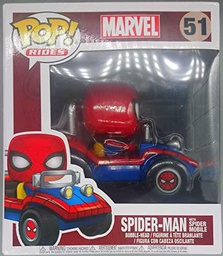 Funko - Figuras Marvel - Spider-Mobile Exclusive Rides Pop 15 cm