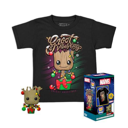 Funko Pocket Pop! &amp; tee: Guardians of The Galaxy - Holiday Groot