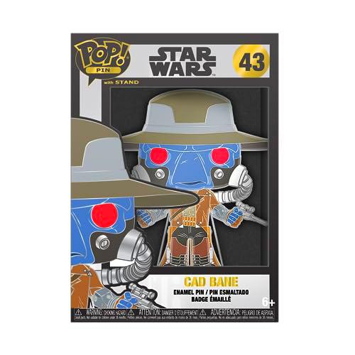 Funko Pop! Large Enamel Pin Star Wars: Clone Wars - CAD Bane Pins de Esmalte- Broche Coleccionable