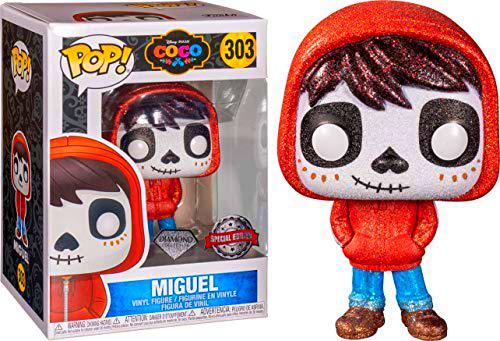 Funko Pop! 303 Disney Pixar Coco Miguel Hot Topic Exclusive Diamond Collection