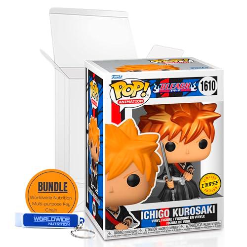 Worldwide Nutrition Paquete compatible con Funko Bleach Ichigo Kurosaki (FB Shikai) Chase Vinyl Figure #1610