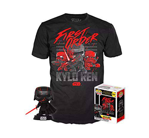 Funko Star Wars Episode IX Pop! &amp; tee Box Kylo REN (Supreme Leader) heo Exclusive Size