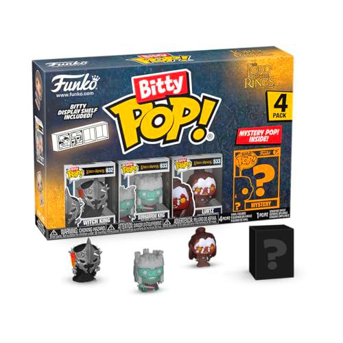 Funko Bitty Pop! Lord of The Rings - Witch King 4PK​ Y una Minifigura Misteriosa Sorpresa