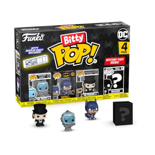 Funko Bitty Pop! Batman 85th - Freeze 4PK Y una Minifigura Misteriosa Sorpresa