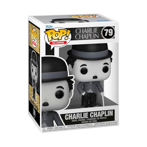 Funko Pop! Icons: Charlie Chaplin - Figura de Vinilo Coleccionable